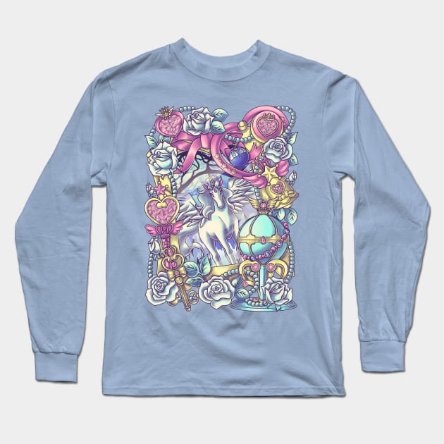 Guardian of the Dream World Long Sleeve T-Shirt by GillesBone